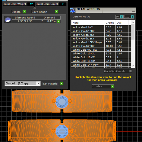 Nhẫn Cưới Nhẫn Cưới Ghép Đôi Vàng Tây 18K MDJ - NC142