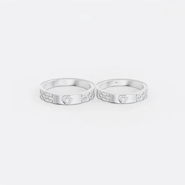 Nhẫn cưới vàng Vàng Ý 18K NC166
