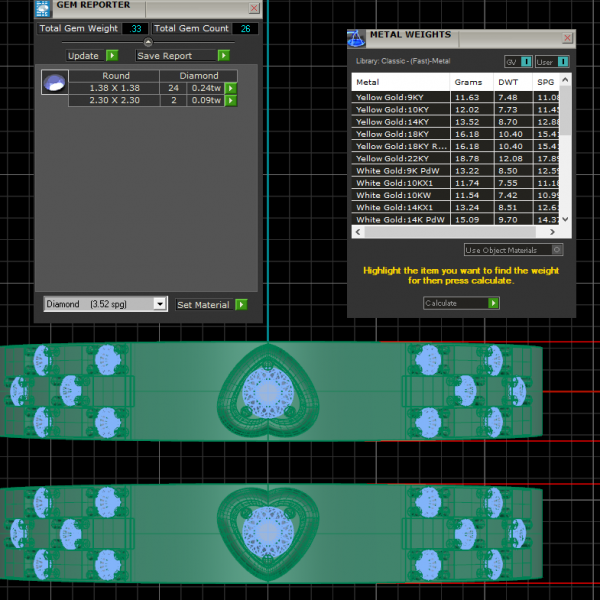 Nhẫn cưới vàng Vàng Ý 18K NC166