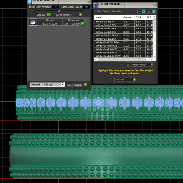 Nhẫn Cưới Mẫu Đẹp Đính Kim Cương Nhân Tạo NC52