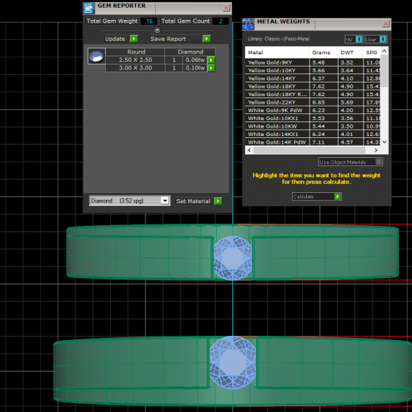 Nhẫn cưới vàng hồng NC71