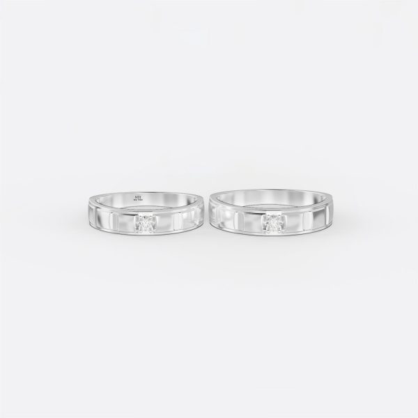 Nhẫn cưới Vàng Giá Dưới 3 Triệu Đính Kim Cương NC93