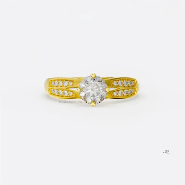 Nhẫn Nữ cao cấp Vàng 14K NNU208