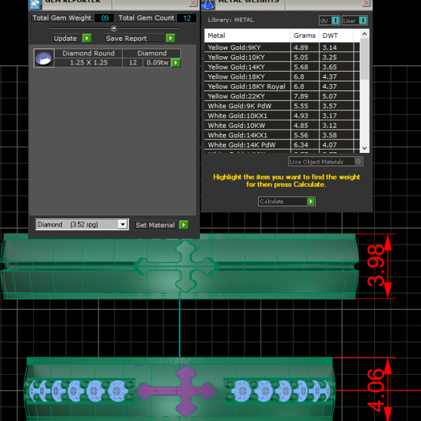 Nhẫn cưới hình thánh giá Thiên Chúa Giáo - NC119