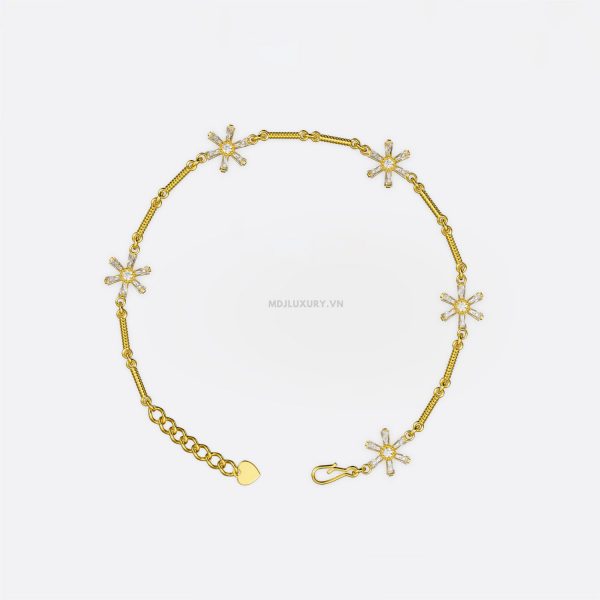 Vòng tay nữ vàng 18K – sự kết hợp hoàn hảo giữa truyền thống và hiện đại VTN14