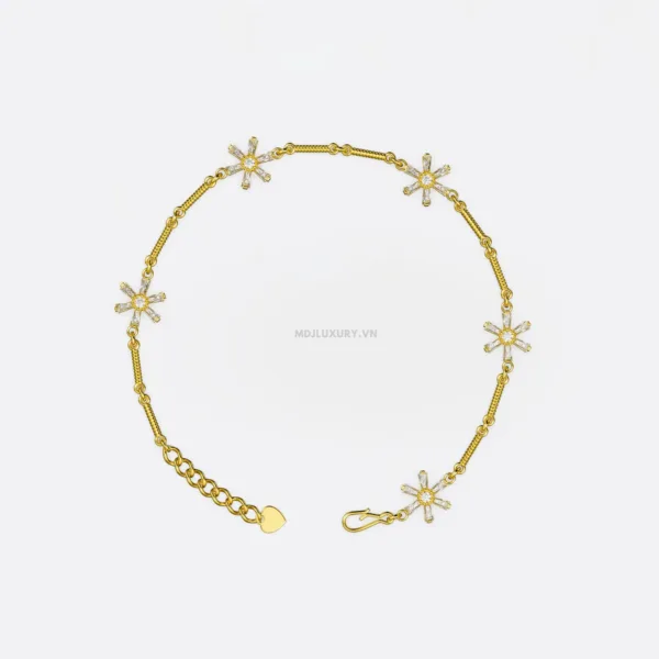 Vòng tay nữ vàng 18K – sự kết hợp hoàn hảo giữa truyền thống và hiện đại VTN14