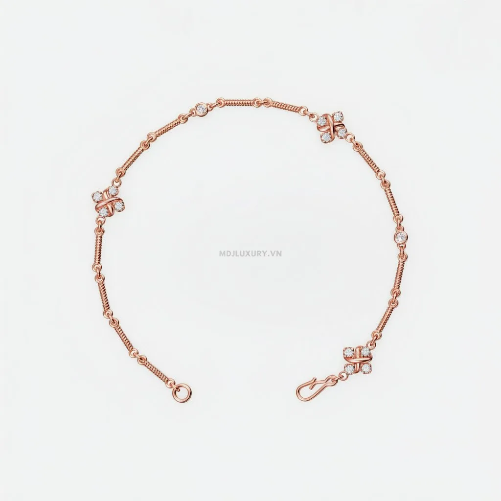 Vòng tay vàng tây 18K nữ VTN15