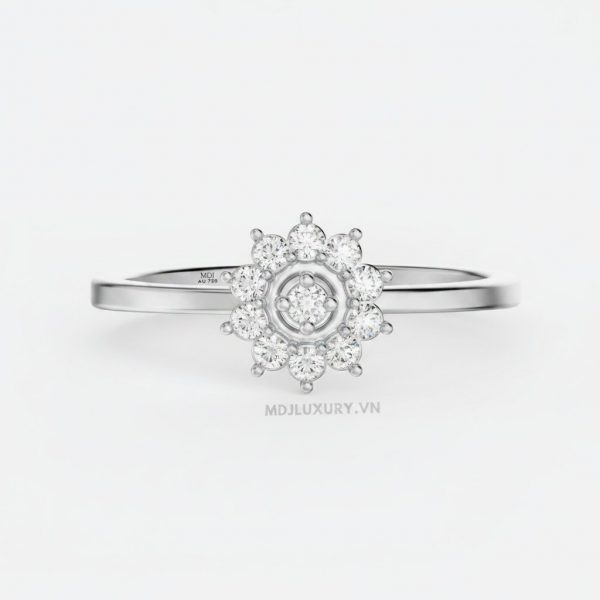 Nhẫn Cầu Hôn Vàng Kim Cương - Vẻ Đẹp Vượt Thời Gian Flower F020 14 Nhẫn Cầu Hôn Vàng Kim Cương – Vẻ Đẹp Vượt Thời Gian Flower F020