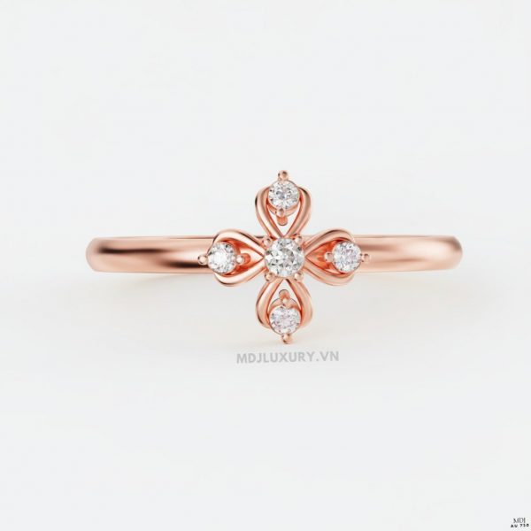 Nhẫn Cầu Hôn MDJ Flower F027 12 Nhẫn Cầu Hôn MDJ Flower F027