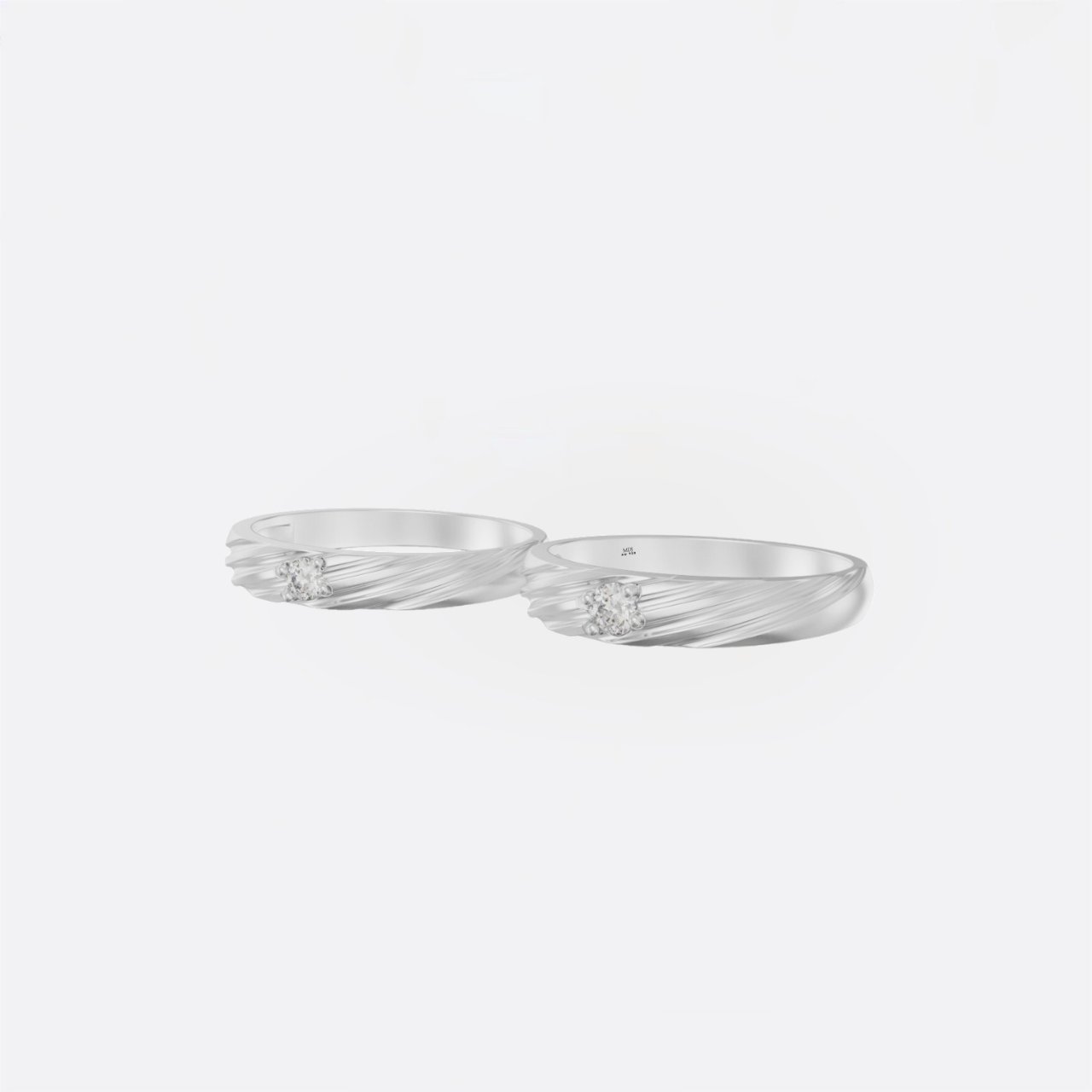 Nhẫn Cưới Kim Cương Thiên Nhiên Dưới 3 Triệu NC118 8 Nhẫn Cưới Kim Cương Thiên Nhiên Dưới 3 Triệu NC118
