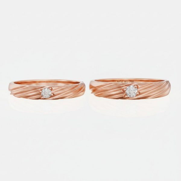 Nhẫn Cưới Kim Cương Thiên Nhiên Dưới 3 Triệu NC118 12 Nhẫn Cưới Kim Cương Thiên Nhiên Dưới 3 Triệu NC118