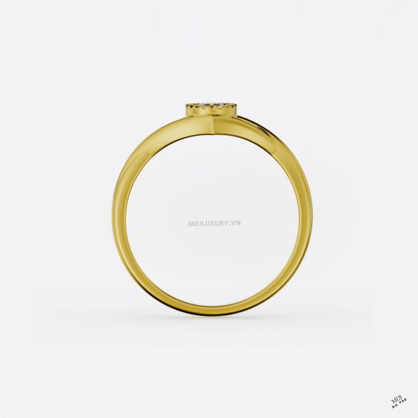 Nhẫn Đính Hôn Vàng Hồng NNU256