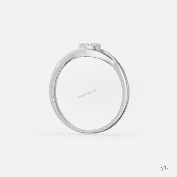 Nhẫn Đính Hôn Vàng Hồng NNU256