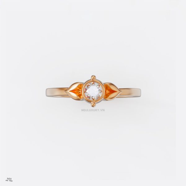 Nhẫn Đính Hôn Đẹp Vàng Tây 18k NNU257