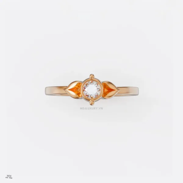 Nhẫn Đính Hôn Đẹp Vàng Tây 18k NNU257