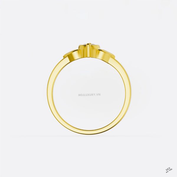 Nhẫn Đính Hôn Đẹp Vàng Tây 18k NNU257