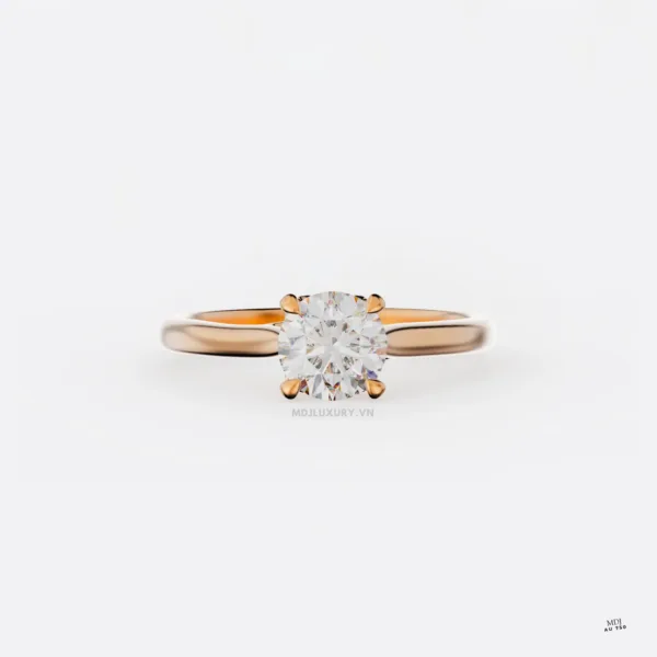 Nhẫn Đính Hôn Vàng Tây 18k NNU258