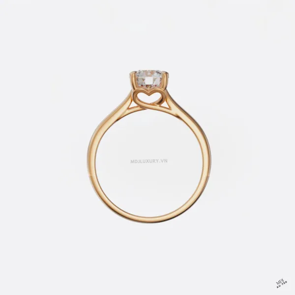 Nhẫn Đính Hôn Vàng Tây 18k NNU258