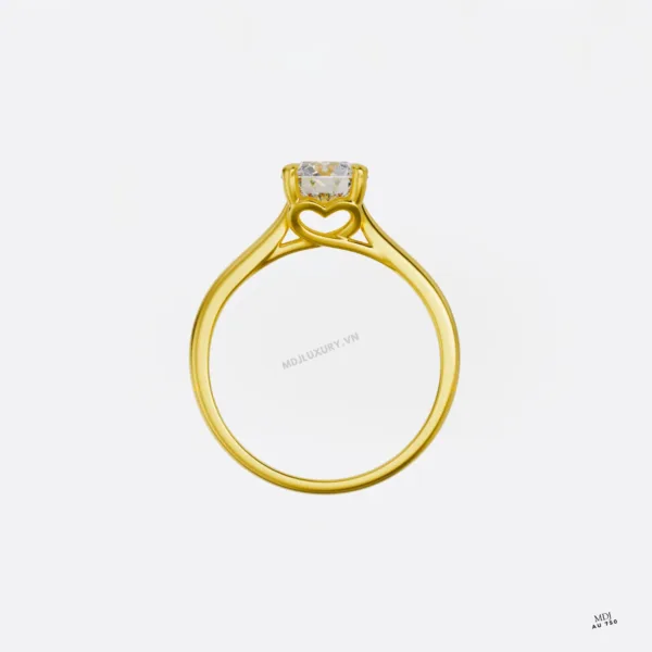 Nhẫn Đính Hôn Vàng Tây 18k NNU258