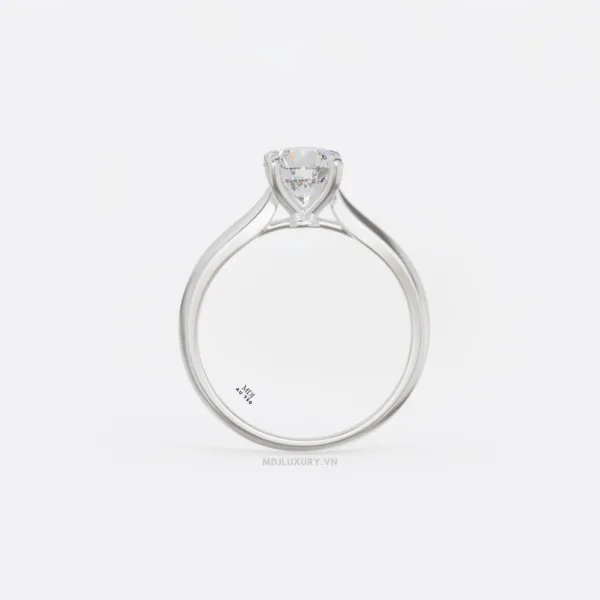 Nhẫn Đính Hôn Cổ Điển Vàng 14K NNU263