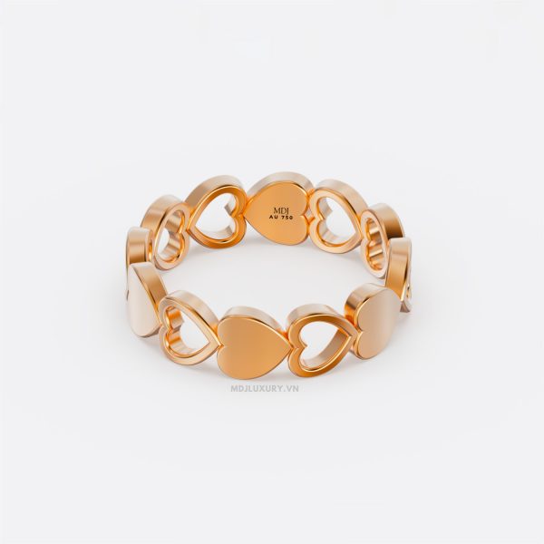 Nhẫn Cầu Hôn Trái Tim Vàng tây MDJ NNU60