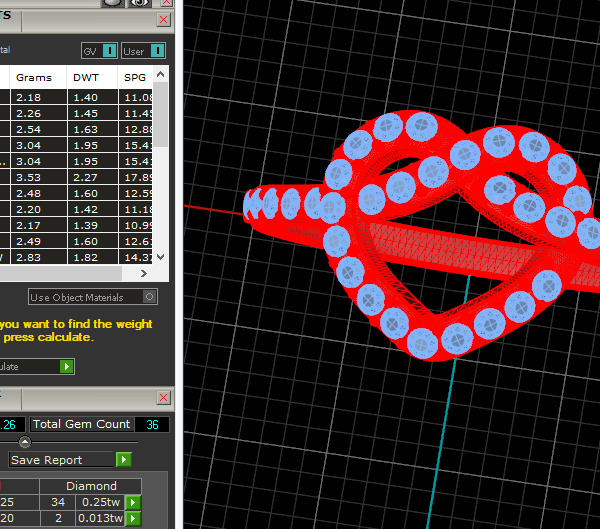 Nhẫn Đính Hôn Trái Tim Kim Cương 18K NNU268