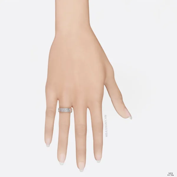 Nhẫn Đính Hôn Trái Tim 18K NNU271
