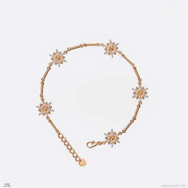 Vòng Tay Nữ Vàng Trắng 18K VTN16