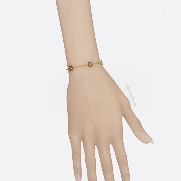 Vòng Tay Nữ Vàng Trắng 18K VTN16