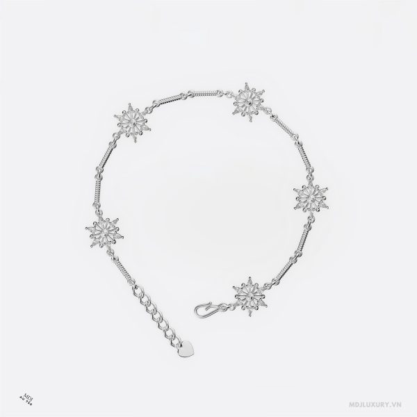 Vòng Tay Nữ Vàng Trắng 18K VTN16