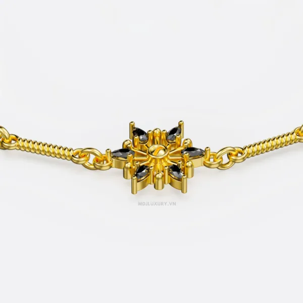 Vòng Tay Nữ Vàng Trắng 18K VTN16