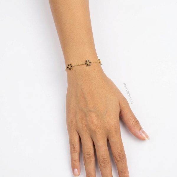 Vòng Tay Nữ Vàng Trắng 18K VTN16
