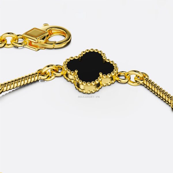 Vòng Tay Nữ Vàng Tây Cỏ 4 Lá VTN17 – Biểu Tượng May Mắn