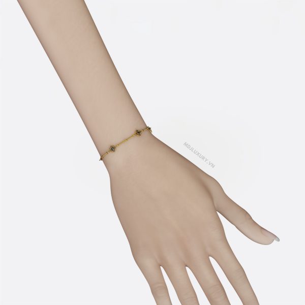 Vòng Tay Nữ Vàng Hồng 18K VTN18