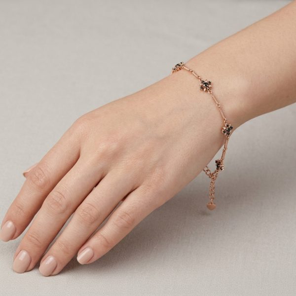 Vòng Tay Nữ Vàng Hồng 18K VTN18
