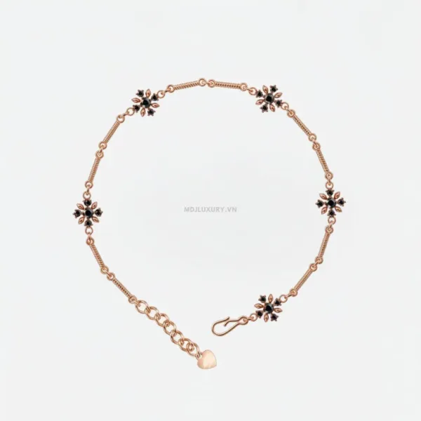 Vòng Tay Nữ Vàng Hồng 18K VTN18