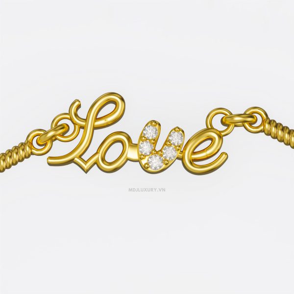 Vòng Tay Nữ LOVE 18K VTN19