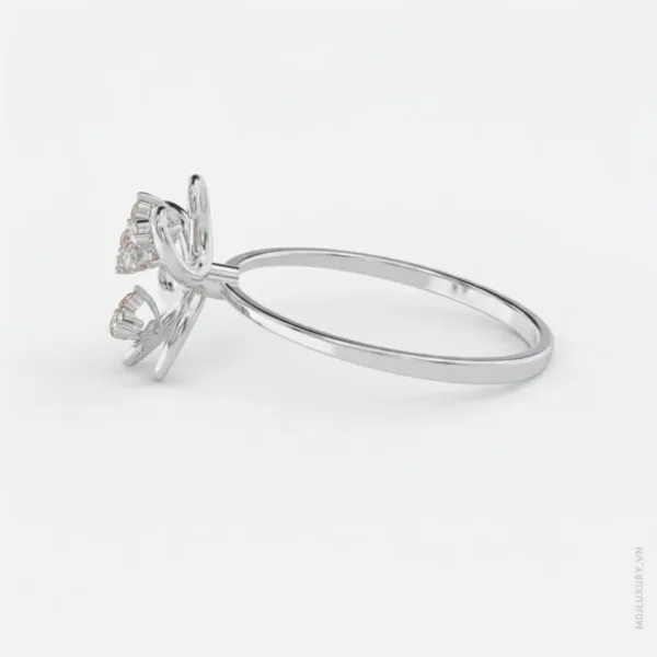 Nhẫn Cầu Hôn Vàng tây 14K MDJ Flower F015