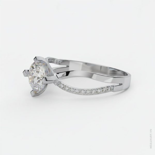 Nhẫn Nữ Vàng Tây đá Moissanite M9002