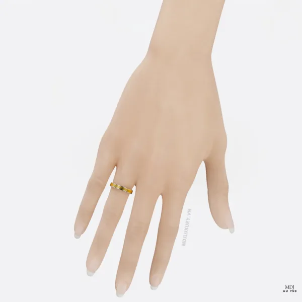 Nhẫn Cưới Vàng 18K, 14K MDJ LUXURY NC239