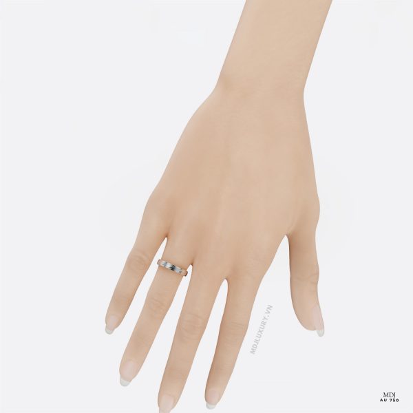 Nhẫn Cưới Vàng 18K, 14K MDJ LUXURY NC239
