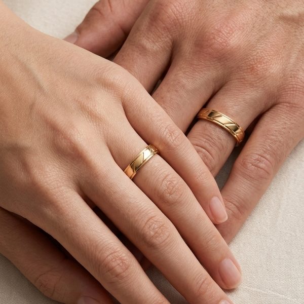 Nhẫn Cưới Vàng 18K, 14K MDJ LUXURY NC239