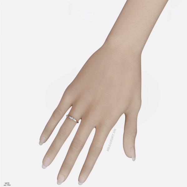 Nhẫn Cưới Cao Cấp Vàng Hồng NC240