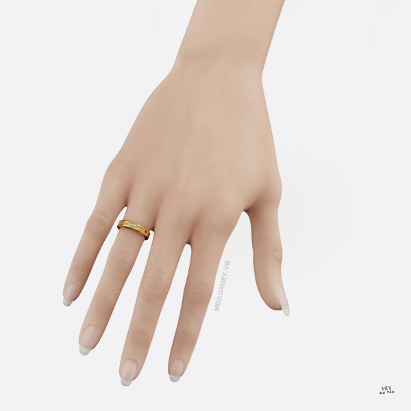 Nhẫn Cưới Love Kim Cương Cao Cấp NC241