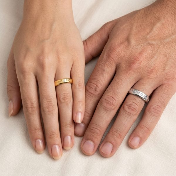 Nhẫn Cưới Love Kim Cương Cao Cấp NC241