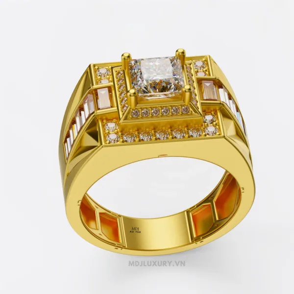 Nhẫn Nam Vàng Tây 10k  MDJ NN378