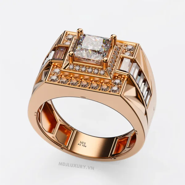 Nhẫn Nam Vàng Tây 10k  MDJ NN378