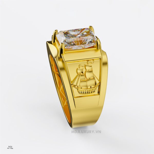 Nhẫn Nam Vàng Tây 18k MDJ NN379