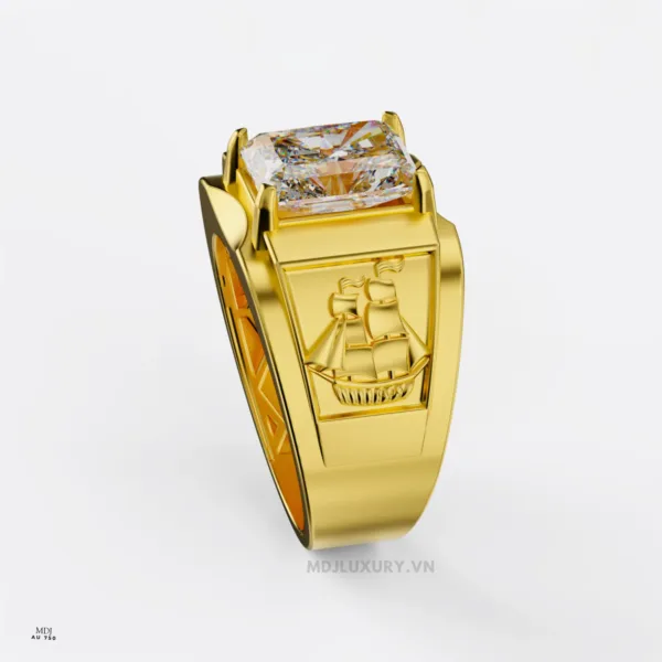 Nhẫn Nam Vàng Tây 18k MDJ NN379