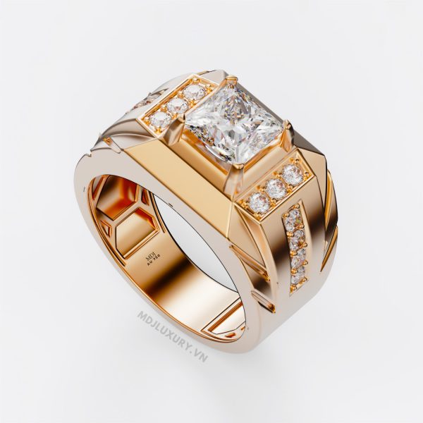 Nhẫn Nam Vàng Tây 18k MDJ NN386